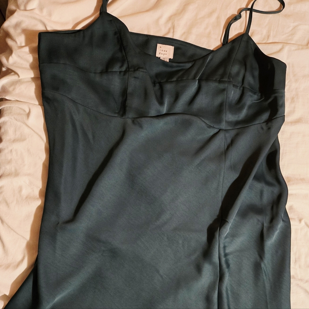 a new day Dark Teal Dress